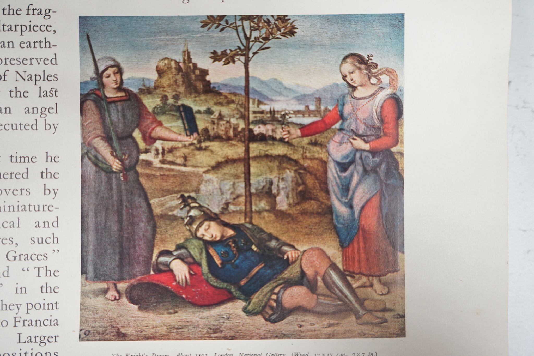 The Paintings of Raphael, Phaidon Edition and a folio of 28 Masaccio colour plates
